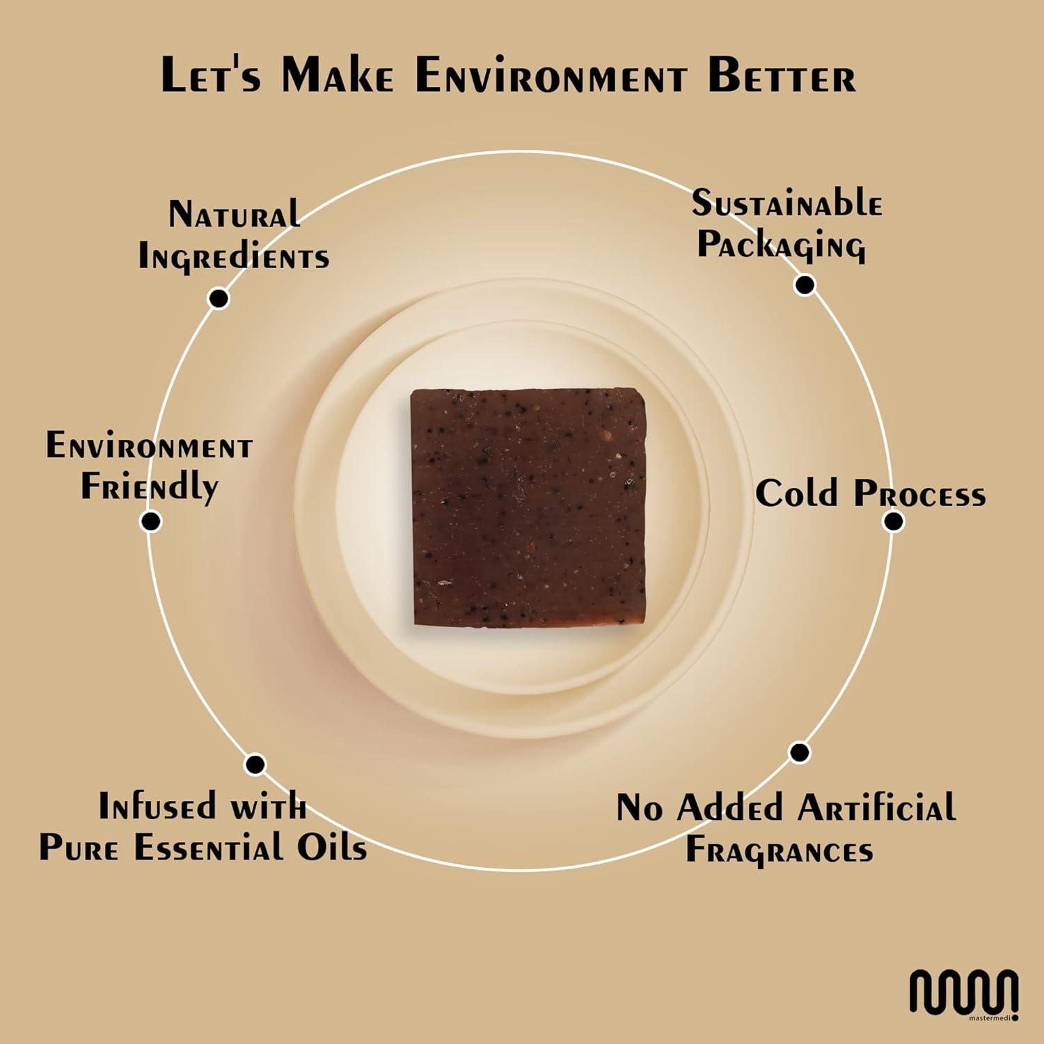 imagemastermedi All Natural Soap Bar Coffee amp Vanilla Softer amp Smoother Skin Handmade Organic Soap Natural Flavors More Moisturizing Than Ordinary Bar Soap Women amp Mens Bar Soap Pack of 1