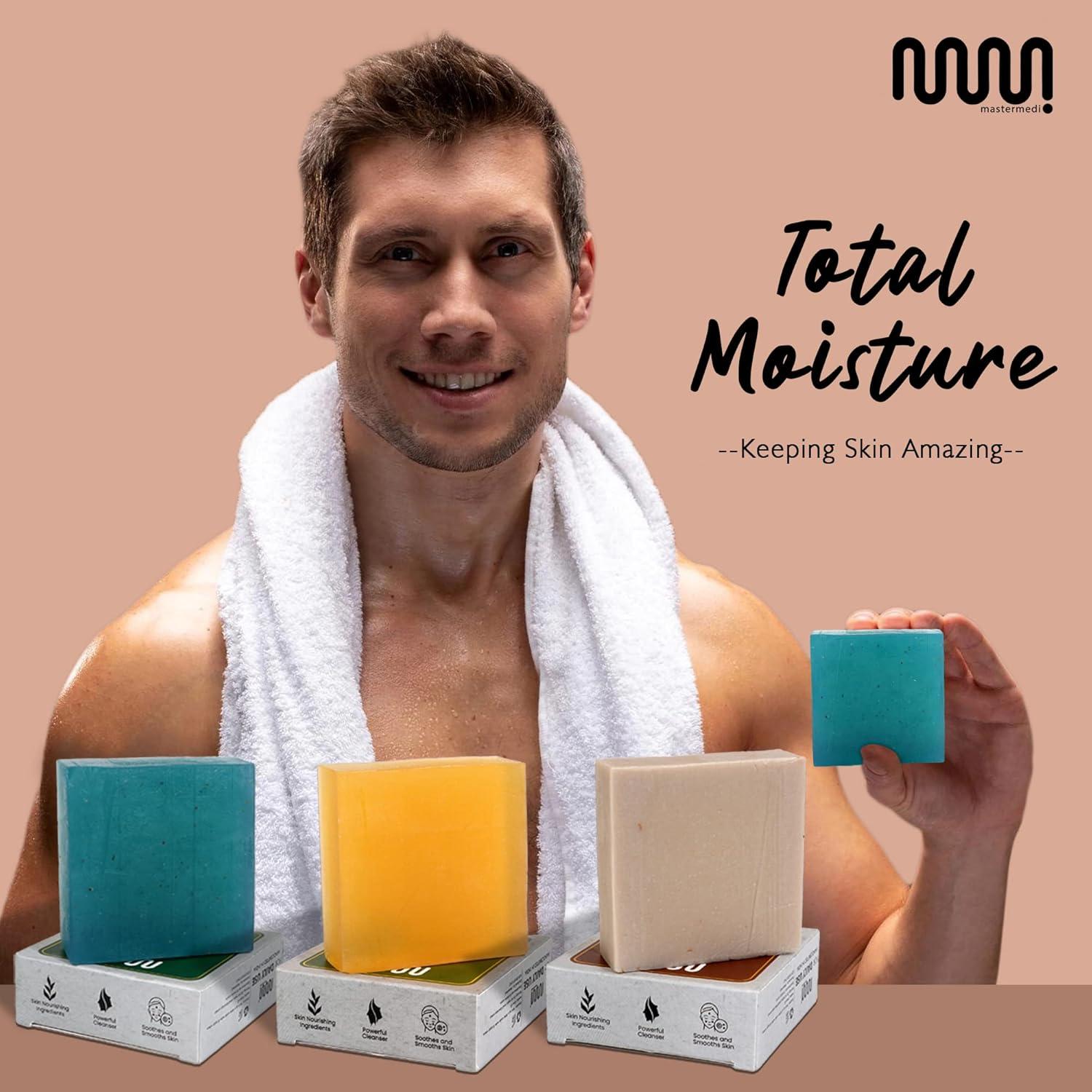 imagemastermedi All Natural Soap Bar Lemongrass amp CitrusFuller ClayMenthol Softer amp Smoother Skin Handmade Organic Soap amp Natural Flavors Women amp Mens Bar Soap Pack 3
